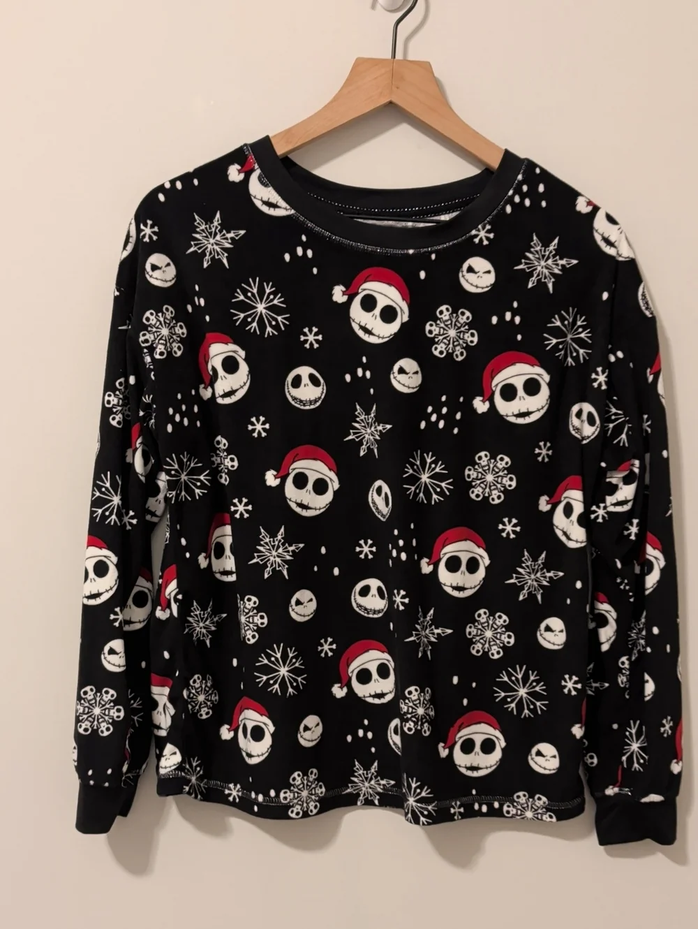 Nightmare Before Christmas Jack Skellington Pajama Top